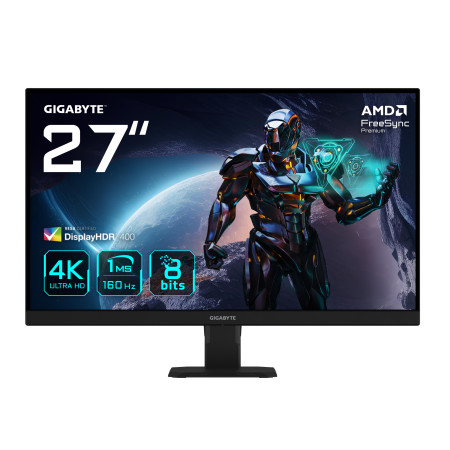 GIGABYTE GS27U kompiuterio monitorius 68,6 cm (27") 4K Ultra HD LED Juoda
