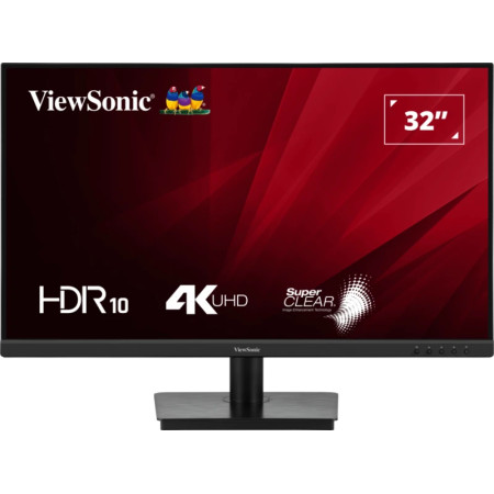 ViewSonic VA3208-4K-HD - 32 colių | IPS | 4K UHD | 4 ms | 60 Hz | HDR10, HDMI