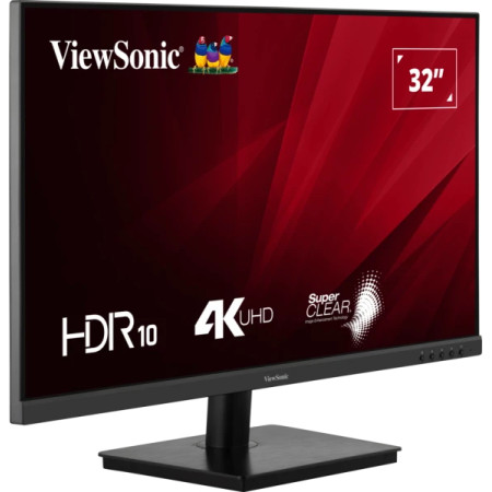 ViewSonic VA3208-4K-HD - 32 colių | IPS | 4K UHD | 4 ms | 60 Hz | HDR10, HDMI