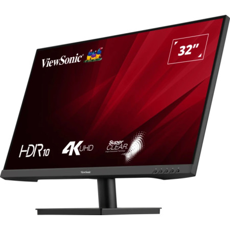 ViewSonic VA3208-4K-HD - 32 colių | IPS | 4K UHD | 4 ms | 60 Hz | HDR10, HDMI