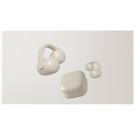 Sony | Earbuds | LinkBuds WF-LC900 Clip | Bluetooth | Open-Ear | Wireless | Greige