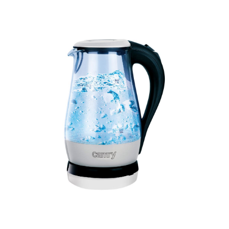 Camry | CR 1251 | Standard kettle | 2000 W | 1.7 L | Glass | 360° rotational base | Glass/Black