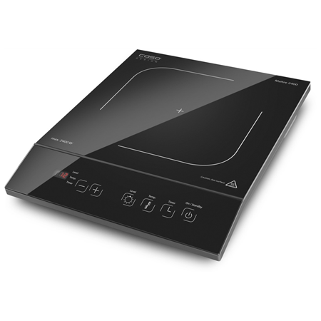 Caso | Free standing table hob | 02230 | Number of burners/cooking zones 1 | Sensor touch control | Black | Induction