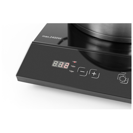 Caso | Free standing table hob | 02230 | Number of burners/cooking zones 1 | Sensor touch control | Black | Induction