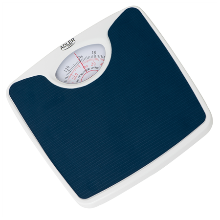 Adler | Mechanical bathroom scale | AD 8151b | Maximum weight (capacity) 130 kg | Accuracy 1000 g | Blue/White