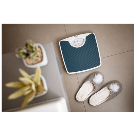 Adler | Mechanical bathroom scale | AD 8151b | Maximum weight (capacity) 130 kg | Accuracy 1000 g | Blue/White