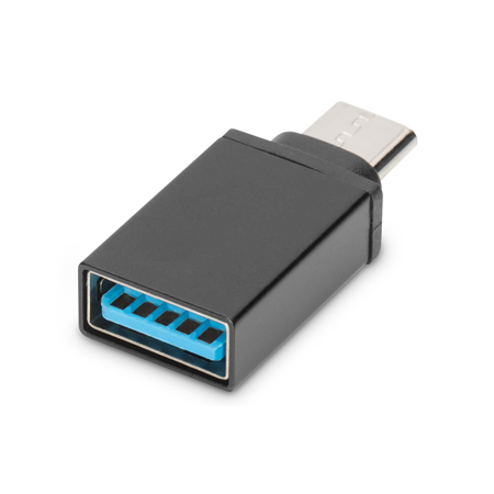Digitus | USB Type-C adapter, type C to A M/F, 3A, 5GB, 3.0 Version | AK-300506-000-S | Plug USB C | Jack USB A