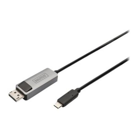 Digitus | Bi-directional Adapter Cable | DB-300334-020-S | USB-C to DP USB-C | Display Port