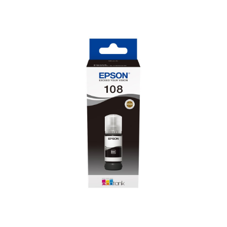 Epson 108 EcoTank | Ink Bottle | Black