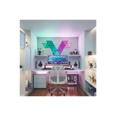 Nanoleaf | Shapes Black Triangles Expansion Pack (3 panels) | 42 W | WiFi