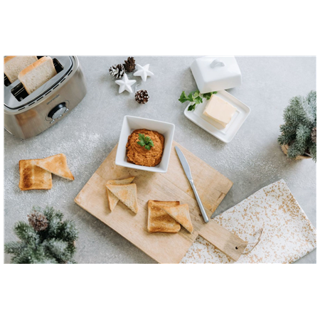 Gorenje | Toaster | T1000E | Power 1000 W | Number of slots 2 | Housing material  Metal | Stainless Steel