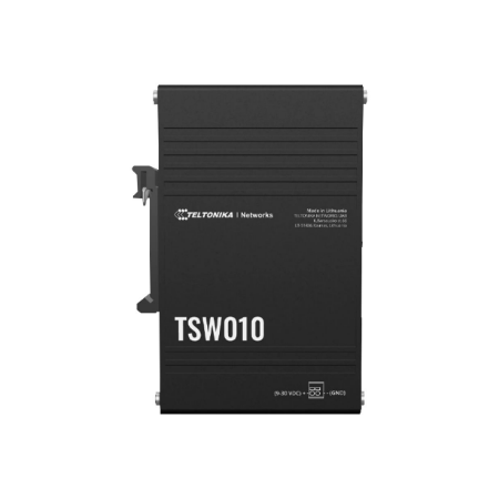 Teltonika Ethernet Switch | TSW010 | Unmanaged | Wall-mountable | 10/100 Mbps (RJ-45) ports quantity 5