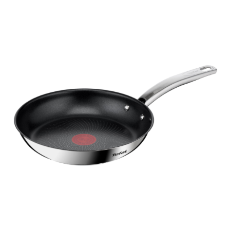 TEFAL | Frying Pan | B8170444 Intuition | Frying | Diameter 24 cm | Suitable for induction hob | Fixed handle | Black