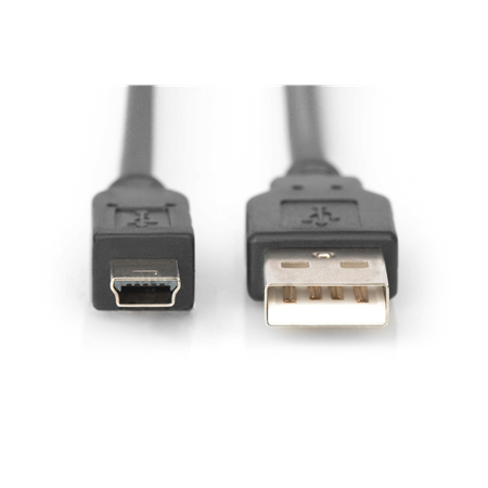 Digitus Connection Cable, 1.8 m | AK-300108-018-S | USB Type A to USB Mini B
