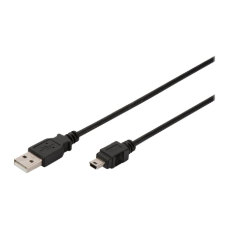 Digitus Connection Cable, 1.8 m | AK-300108-018-S | USB Type A to USB Mini B
