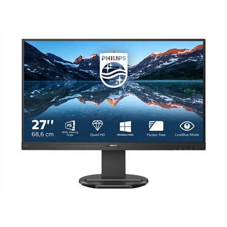 Philips | USB-C Monitor | 276B9/00 | 27 " | IPS | QHD | 16:9 | 75 Hz | 4 ms | 2560 x 1440 pixels | 350 cd/m² | HDMI ports quanti