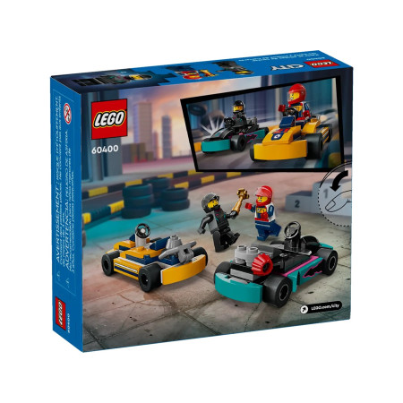 LEGO City 60400 Gokartai ir lenktynininkai