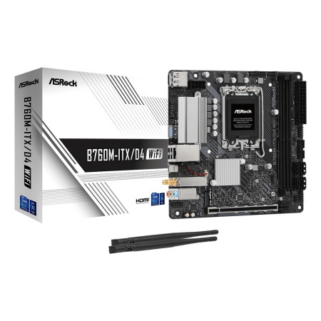 ASRock B760M-ITX/D4 WIFI motininė plokštė