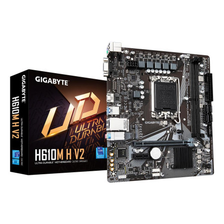 GIGABYTE H610MHV21.0 pagrindinė plokštė Intel H610 Micro-ATX