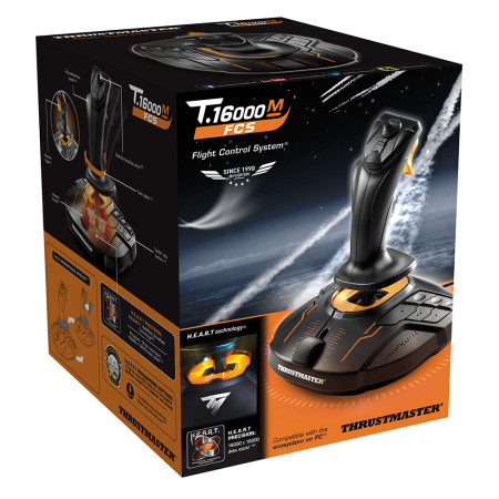 Thrustmaster T-16000M FC USB Vairalazdė Juoda, Oranžinė