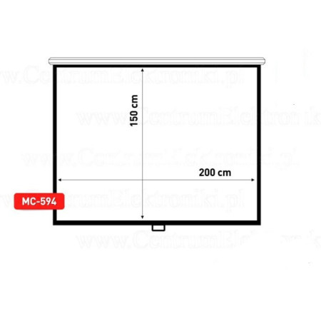Ekranas projekcijai MC-594 100" 4:3 200x150 auto-lock