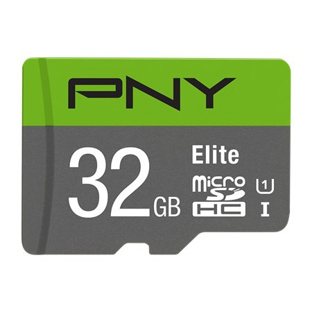 PNY Elite microSDHC 32GB su SD Adapteriu