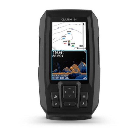 Garmin Striker Vivid 4cv su GT20-TM jutikliu (sonaras su GPS)
