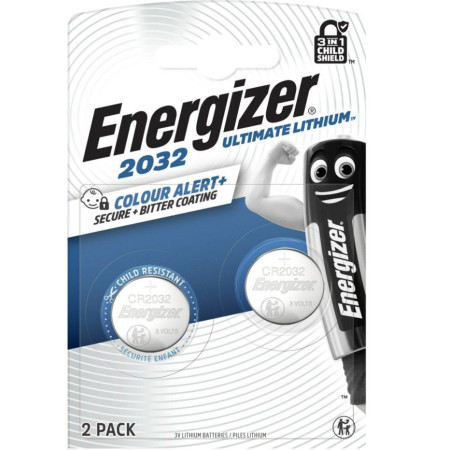 Energizer Ultimate Lithium CR2032 Baterijos 2 Vnt.
