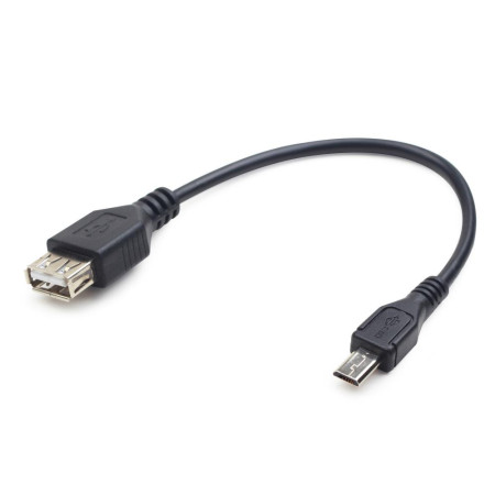 USB OTG kabelis AF į Micro USB 0.15 m