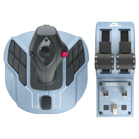 Thrustmaster Airbus Edition Juoda, Mėlyna USB Vairalazdė