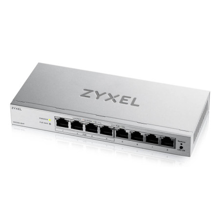 Zyxel GS1200-8HPV3-EU0101F 8 Port Gigabit PoE+ Perjungė