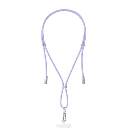 USB-C į USB-C laidas 1.65m su dirželiu violetinis