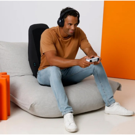 Ecomed MC-15E masažinė sėdynė, juoda, 24 W