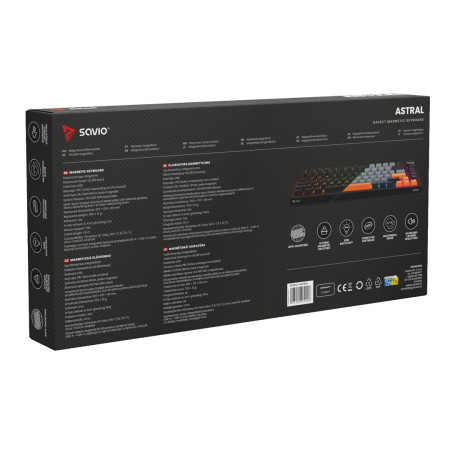 SAVIO ASTRAL BLACK JADE klaviatūra Žaidimams