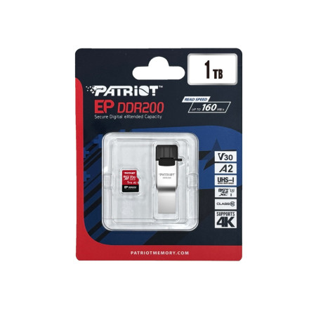 Patriot Memory EP DDR200 1 TB MicroSDXC 160/120 MB/s atmintis