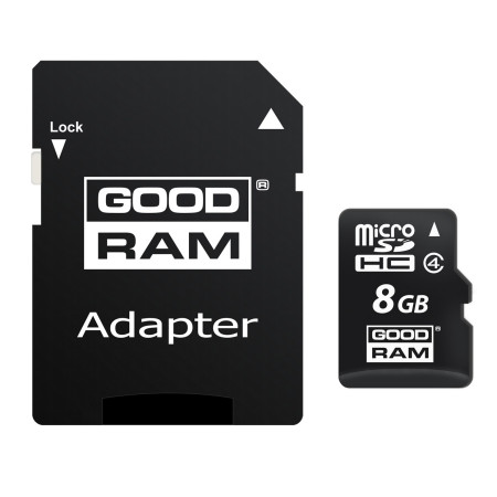 Goodram M40A 8 GB MicroSDHC UHS-I Klasės 4 atmintis