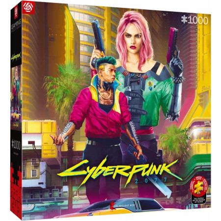 Vaizduotės dėlionė: Cyberpunk 2077 Kitsch stilius (1000 elementų)