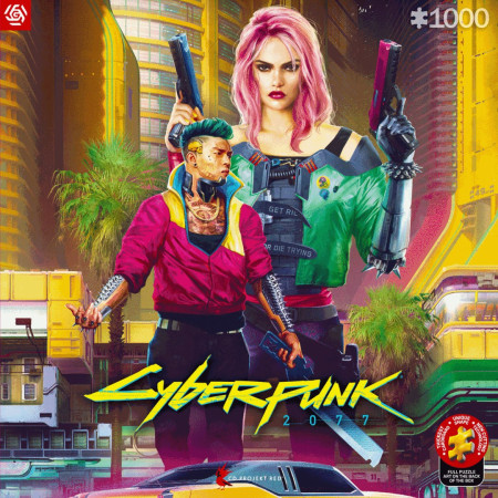 Vaizduotės dėlionė: Cyberpunk 2077 Kitsch stilius (1000 elementų)
