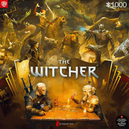 Vaizduotės dėlionė: The Witcher (Raganius) - Žaidžiame Gwent (1000 elementų)