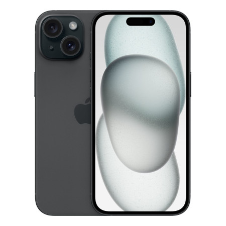 Apple iPhone 15 6.1" Dviguba SIM iOS 17 5G C tipo USB 128 GB Juodas