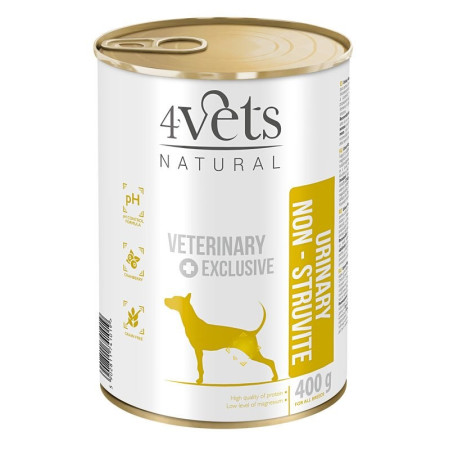 4VETS Drėgnas ėdalas šunims Natural Urinary No Struvit - 400 g