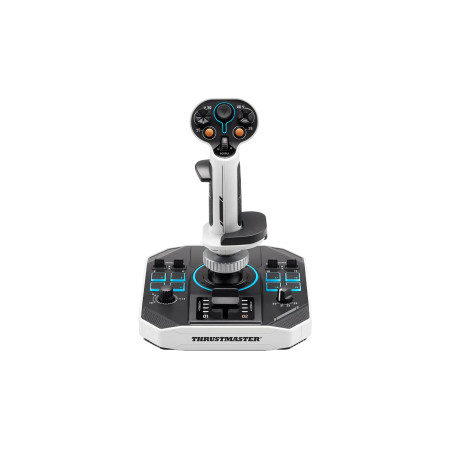 Thrustmaster Sol-R 1 Juoda, Balta USB Orlaivio vairalazdė