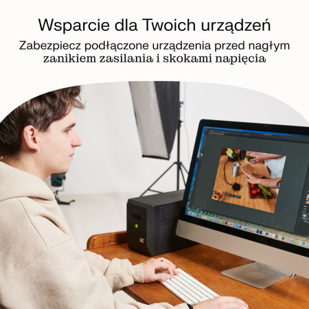 Green Cell nepertraukiamo maitinimo šaltinis (UPS) 2 kVA