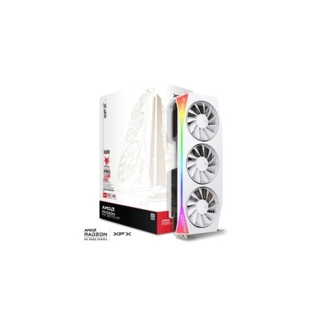 Vaizdo plokštė. XFX Mercury RX 9070XT OC White G RGB 16