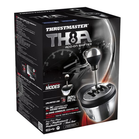 Thrustmaster 4060059 Žaidimų valdiklis Juoda, Metalinis USB