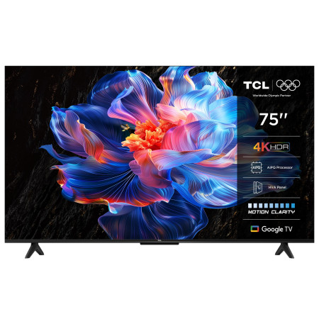 TCL 75P69K televizorius 190,5 cm (75") 4K Ultra HD Smart TV „Wi-Fi“ Juoda