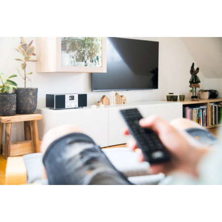 JVC RD-E874B Bokštas Bluetooth 20 W Juodas, Sidabrinis