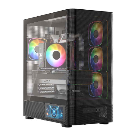MODECOM PC CASE VOLCANO AQ 400 ARGB MIDI BLACK