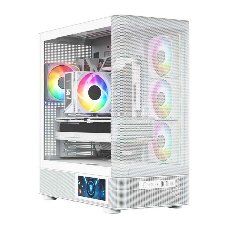 MODECOM PC CASE VOLCANO AQ 400 ARGB MIDI WHITE