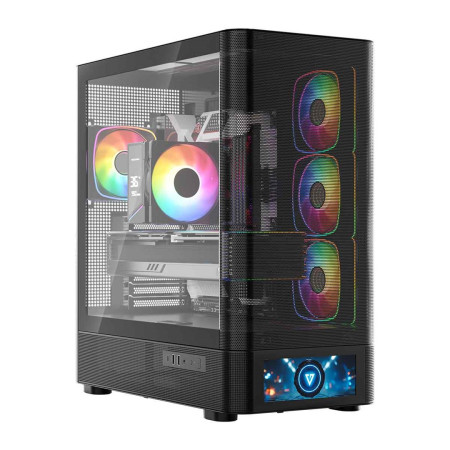 MODECOM PC CASE VOLCANO AQ 500 ARGB MIDI BLACK